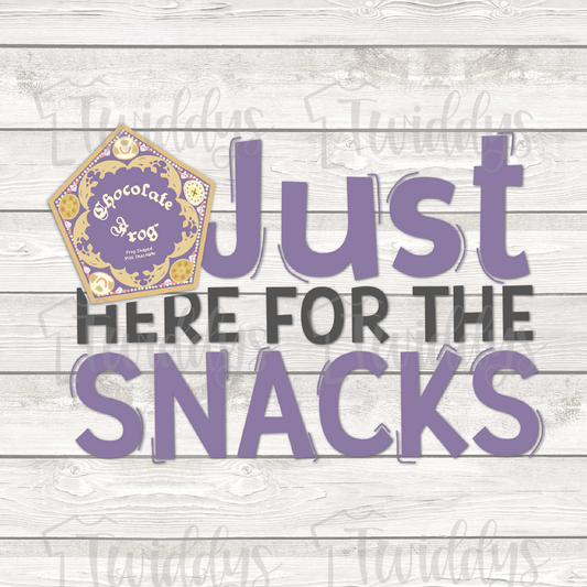 Just Here For The Snack Chocolate Frog Digital Download