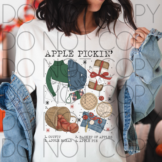 Apple Pickin Chart Digital Download