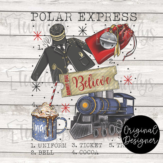 Polar Express Chart Digital Download