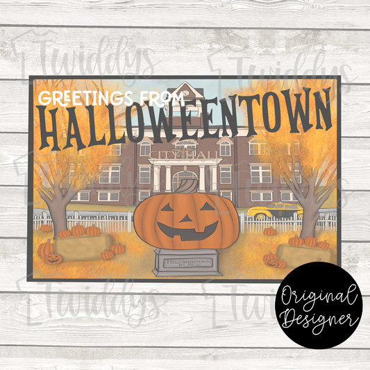 Greetings From Halloweentown Digital Download