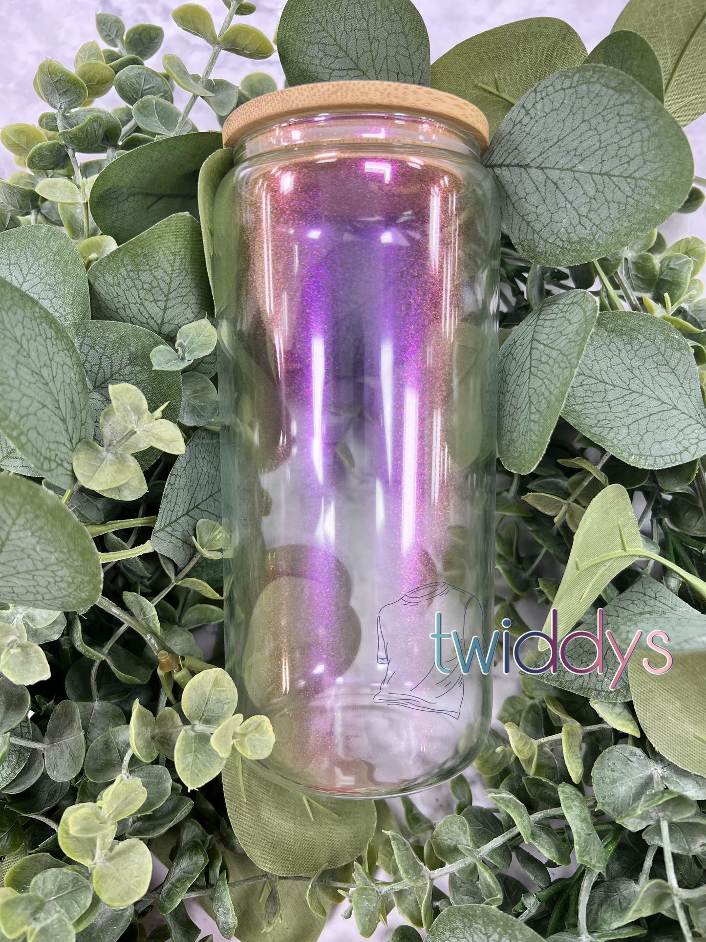 20oz Sublimation Iridescent Glass Can Blank