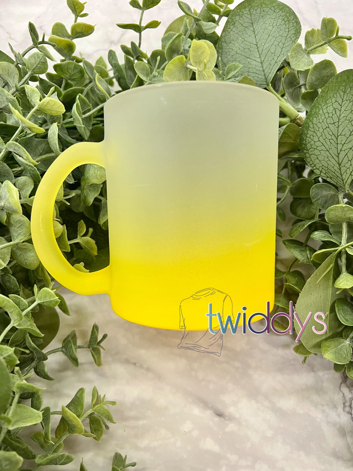 10oz Sublimation Frosted Glass Coffee Cup