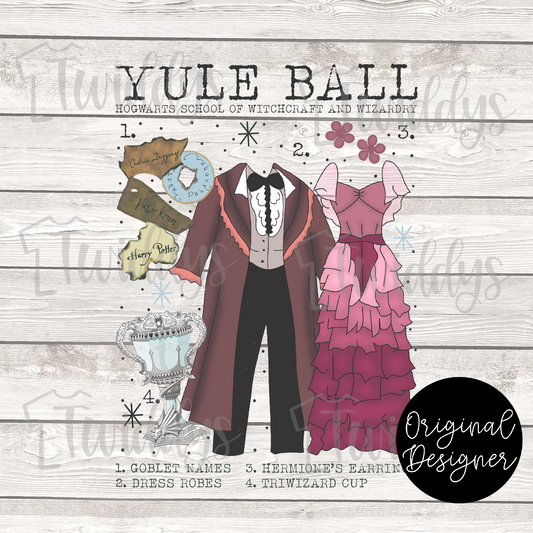 Yule Ball Chart Digital Download
