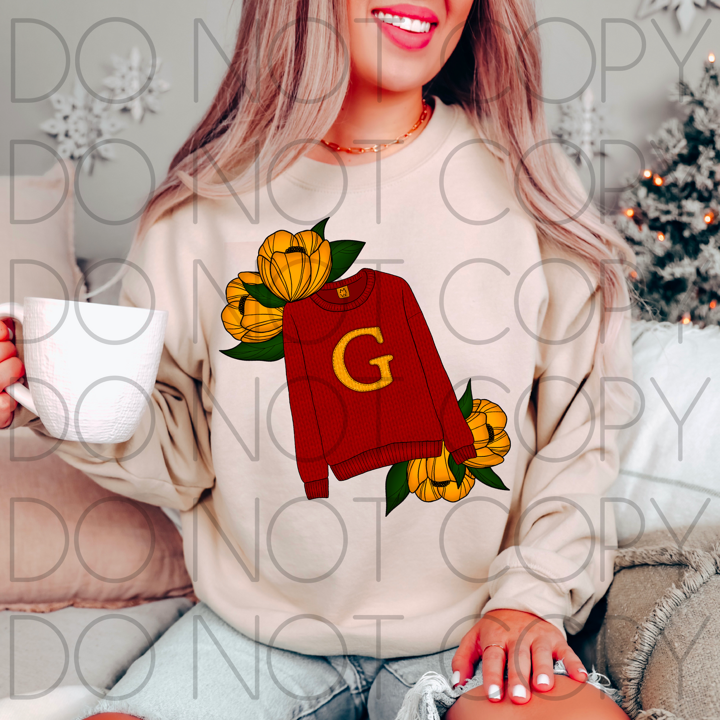 Red Sweater G Digital Download