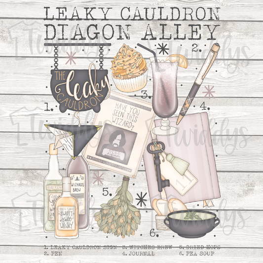 Leaky Cauldron Digital Download