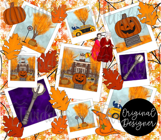Halloweentown Photo Collage Tumbler Digital Download